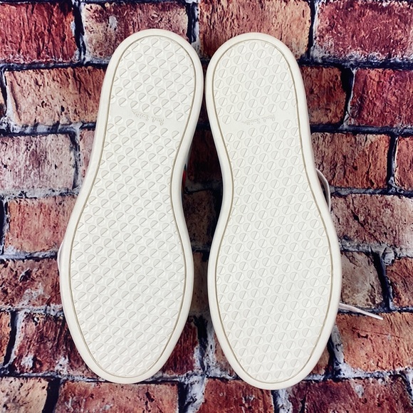 ⭐️ Paul Smith Women's White Lapin Grosgrain-trimmed Leather Sneakers - Picture 5 of 6